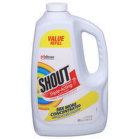 Shout Laundry Stain Remover, Triple-Acting, Value Refill, 60 Fluid ounce