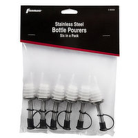 Franmara Chrome Liquid Pourer, 6 Each