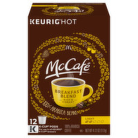 McCafe Coffee, Breakfast Blend, Light, 12 Each