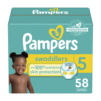 Pampers Diaper Size 5 58 Count, 58 Each