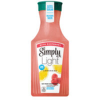 Simply Simply Light Lemonade With Raspberry Fruit Juice, Non-Gmo, 52 fl oz, 52 Fluid ounce