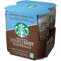 Starbucks Coffee Drink, Espresso And Cream, 4 Each