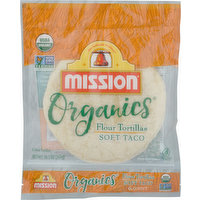 Mission Flour Tortillas, Soft Taco Style, 6 Each