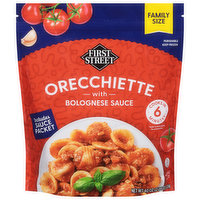 First Street Orecchiette, with Bolognese Sauce, Family Size, 2.5 Pound