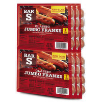 Bar S Jumbo Meat Franks, 96 Ounce