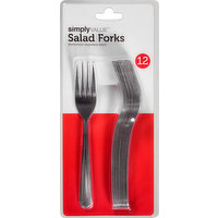 Simply Value Salad Forks, 12 Each