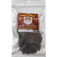 J & K Beef Jerky Beef Jerky, Sweet and Spicy, 8 Ounce