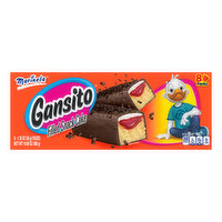 Marinela Marinela Gansito Strawberry and Crème Filled Snack Cakes, 8 count, 14.08 oz, 14.11 Ounce