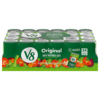 V8 100% Vegetable Juice, Original, 24 Each