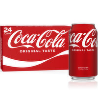 Coca-Cola Soda Soft Drink, 12 fl oz, 24 Ct, 24 Each