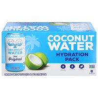 C2O Coconut Water, The Original Flavor, Hydration Pack, 8 Each