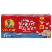 Sun-Maid Raisins, Yogurt Covered, Vanilla, 6 Ounce