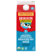 Horizon Organic Milk, Organic, 2% Reduced Fat, 0.5 Gallon