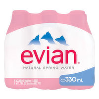 Evian Water 6/.33 L, 66.944 Ounce