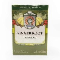 Tadin Tea Bag Ginger Root, 24 Each