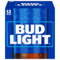 12 Pack Bottle Bud Light Beer, 144 Ounce