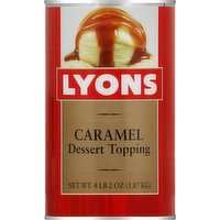 Lyons Dessert Topping, Caramel, 66 Ounce