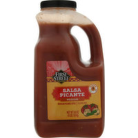 First Street Salsa Picante, Medium, 64 Ounce