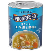 Progresso Soup, Hearty Chicken & Rotini, Traditional, 19 Ounce