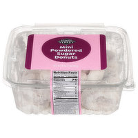 First Street Donuts, Powdered Sugar, Mini, 16 Ounce