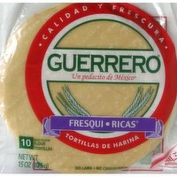 Guerrero Uncooked Soft Taco Flour Tortillas 10 ct, 10 Each