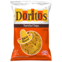 Doritos Tortilla Chips, Taco Flavor, 9.25 Ounce