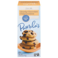 Pamela's Cookies, Chunky Chocolate Chip, 6.25 Ounce