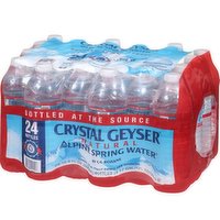 Crystal Geyser Natural Alpine Spring Water 24ct., 568.08 Ounce