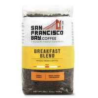 San Francisco Bay Breakfast Blend Whole Bean, 32 Ounce