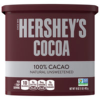 Hershey's Cocoa, Natural, Unsweetened, 16 Ounce