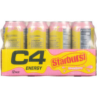 C4 Energy Drinks, Superhuman Performance, Strawberry, 12 Pack, 1 Each