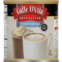 Caffe D'Vita Instant Cappuccino, Premium, French Vanilla, 2 Pound