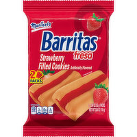 Marinela Marinela Barritas Fresa Strawberry Soft Filled Cookie Bar, 2 count, 3.88 Ounces, 4 Each