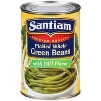 Santa Barbara Beans Green Whole Pickled, 16 Ounce