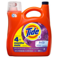 Tide Plus Febreze Spring & Renewal Liquid Laundry Detergent, 146 oz, 146 Fluid ounce
