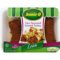 Jennie-O Turkey, Ground, Lean, Taco Seasoned, 16 Ounce