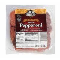 First Street Sliced Pepperoni, 48 Ounce