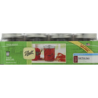 Ball Mason Jars, Half Pint, Regular Mouth, 12 Each