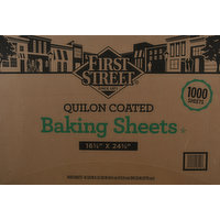 First Street Baking Sheets, Quilon Coated, 1000 Each