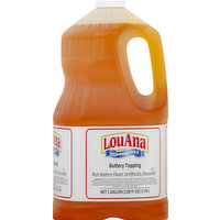 LouAna Buttery Topping, Rich Buttery Flavor, 1 Gallon