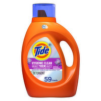 Tide Hygienic Clean Heavy 10x Duty Liquid Laundry Detergent, Spring Meadow, 59 Loads, 92 fl oz, HE Compatible, 92 Fluid ounce