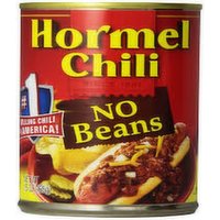 Hormel Chili No Beans, 90 Ounce