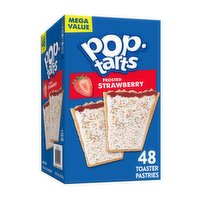 Pop-Tarts Toaster Pastries, Frosted Strawberry, 48 Each