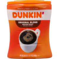 Dunkin' Coffee, Ground, Medium Roast, Original Blend, 30 Ounce