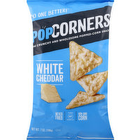 PopCorners Popped-Corn Snacks, White Cheddar, 7 Ounce