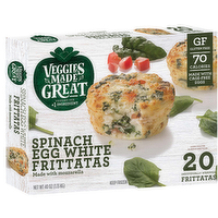 Veggies Made Great Spinach Egg White Frittata, 20 Each