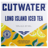 Cutwater Iced Tea, Long Island, 4 Each