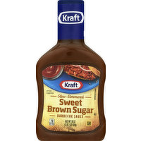 Kraft Barbecue Sauce, Sweet Brown Sugar, Slow-Simmered, 18 Ounce