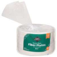 First Street Plates, Heavy Duty Fiber, All Occasion, 125 Each