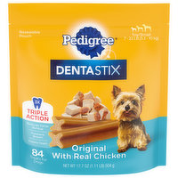 Pedigree Dog Treat, Original with Real Chicken, Toy/Small, 7-22 lb (3.2 - 10 kg), 84 Each